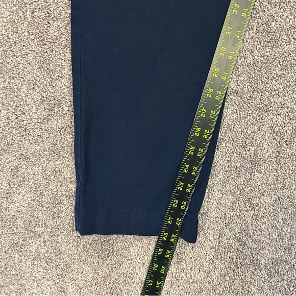 J. Crew Men's Chino Pants Size 34 x 30 Navy Blue Stretch Mid Rise Pockets GUC - Picture 11 of 14